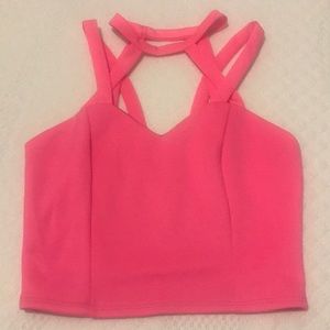 Party Pink Crop Top